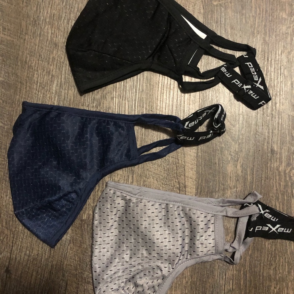 New trend masks Set Of 3. Large Mask With Head Adjustable Band.